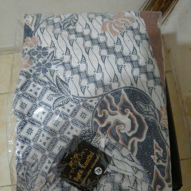 Tey-17 Batik Wanita Asj Sa Hrb026 Kenongo Kemeja Tosca Pendek