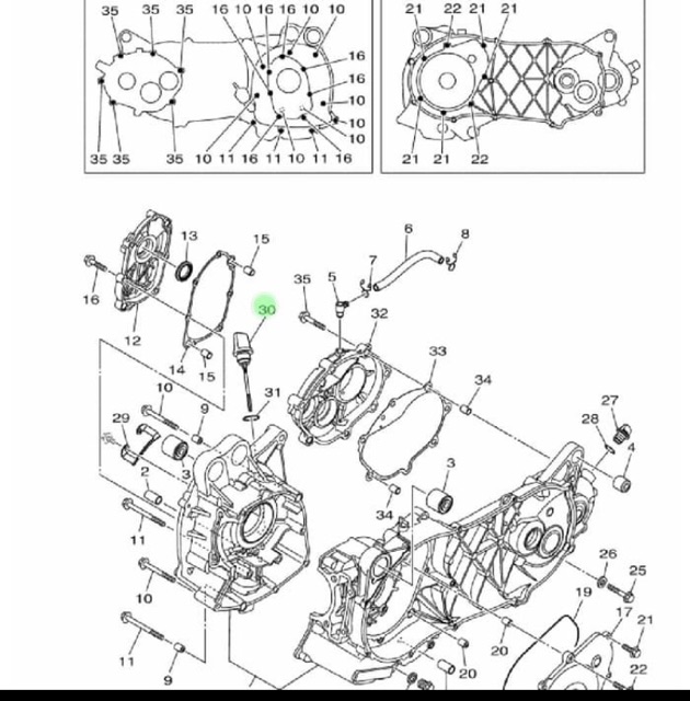 TUTUP OLI MESIN NMAX N MAX ASLI ORI YAMAHA 2DP E5362 00