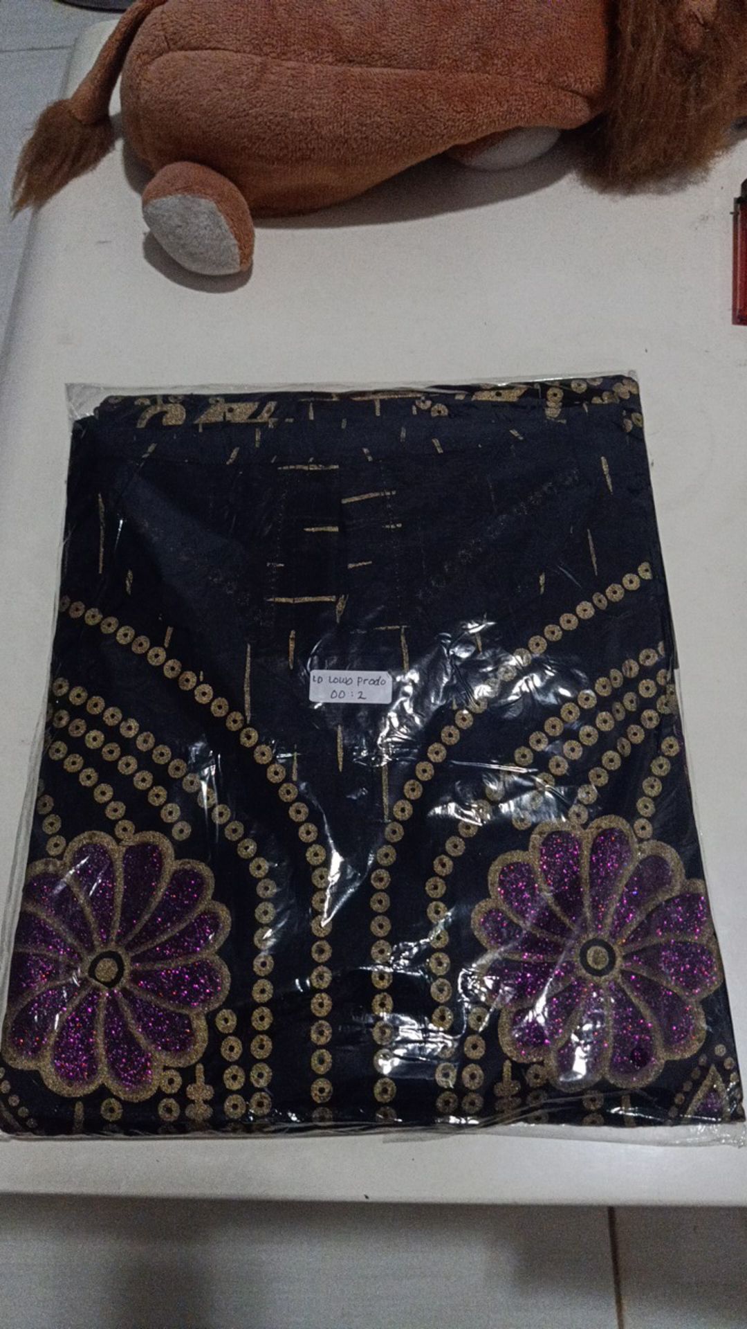 Gamis Batik Kaftan Prada Gliter