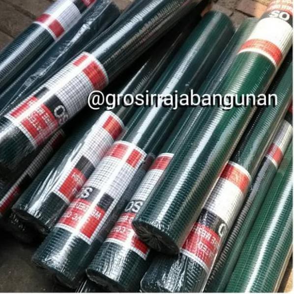 [ BRAND NEW ] KAWAT LOKET PVC / KAWAT KANDANG / KAWAT RAM HIJAU per roll 10 meter