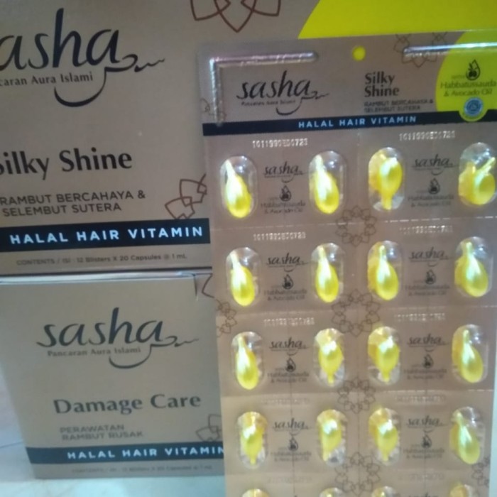 SASHA HAIR VITAMIN ISI 20 KAPSUL