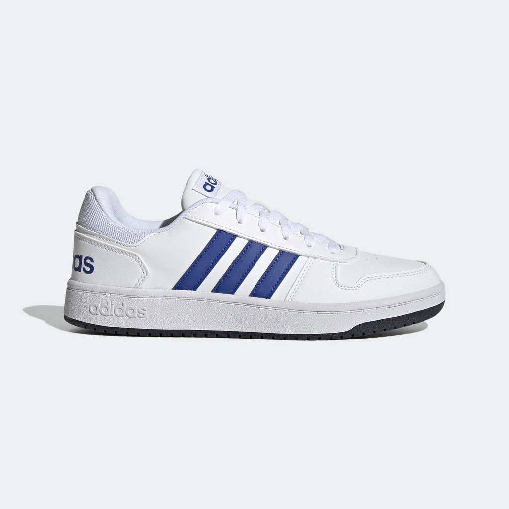 Adidas Basketball Hoops 2.0 Pria Putih/Biru Original BNIB - GZ7967