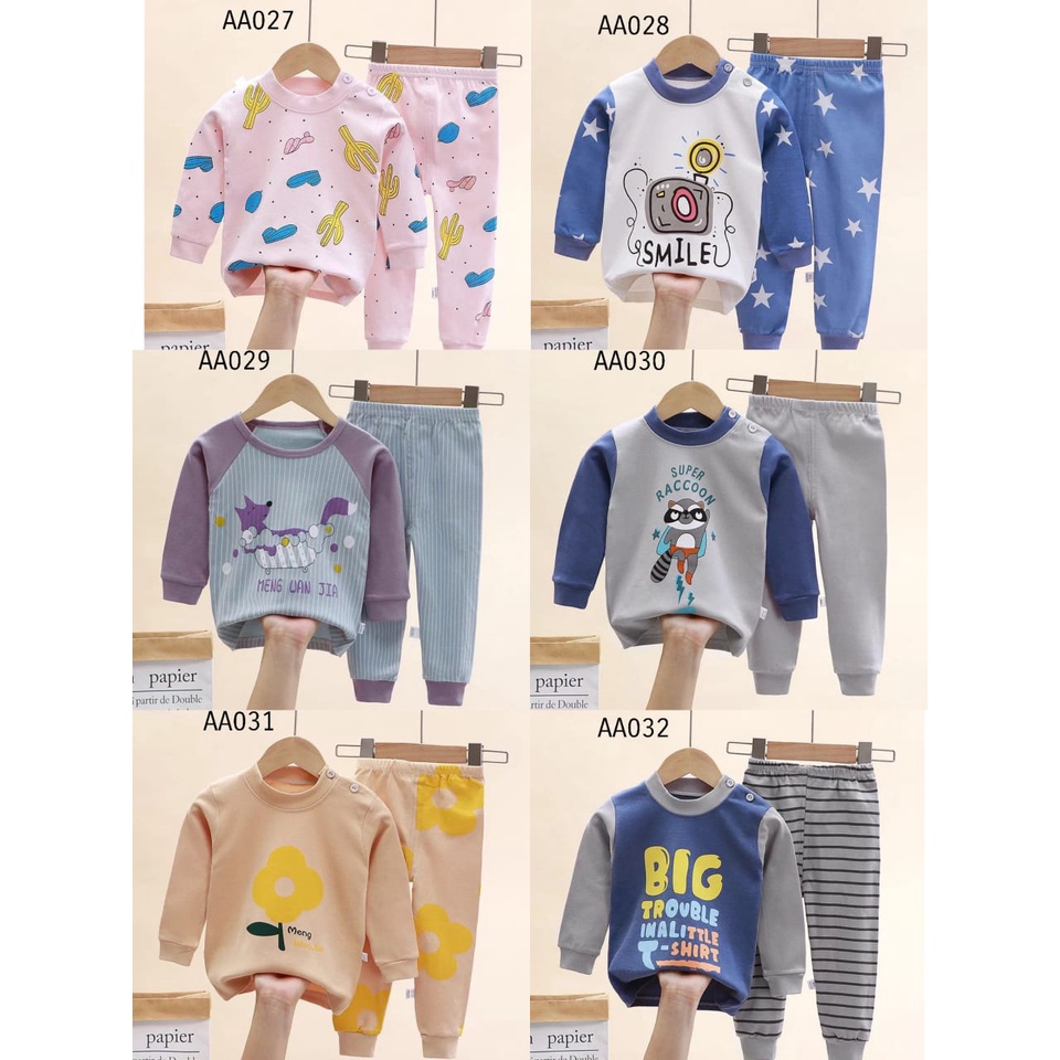 KIDZ BALI - SETELAN PIYAMA ANAK BAJU TIDUR ANAK LAKI LAKI PEREMPUAN IMPORT - 7