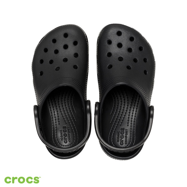 CROCS CLASSIC CLOG KIDS / SANDAL ANAK /  SLIP ON KARET ANAK / SANDAL TAHAN AIR /  SANDAL ANAK-ANAK LAKI DAN PEREMPUAN - BLACK