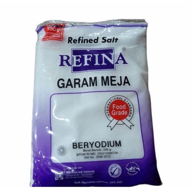 

Refina Garam Meja Beryodium 250gr