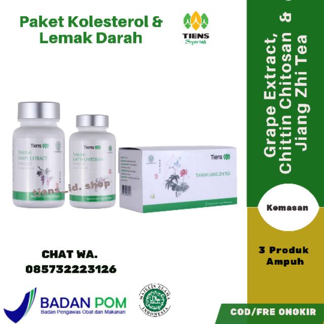 PROMO Obat Kolesterol dan Penghancur Lemak Darah By: Tiens