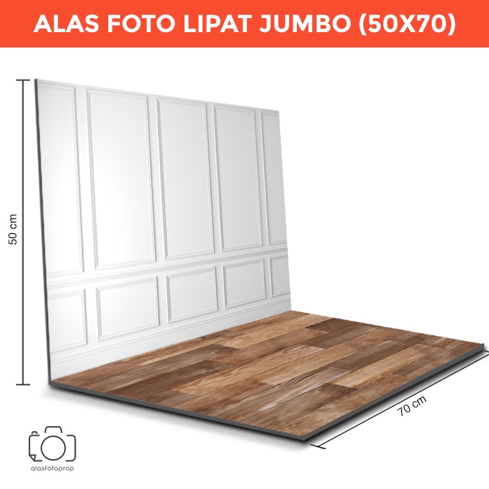 Jual Alas Foto Lipat Jumbo Dinding Putih Kayu Background Foto Bj