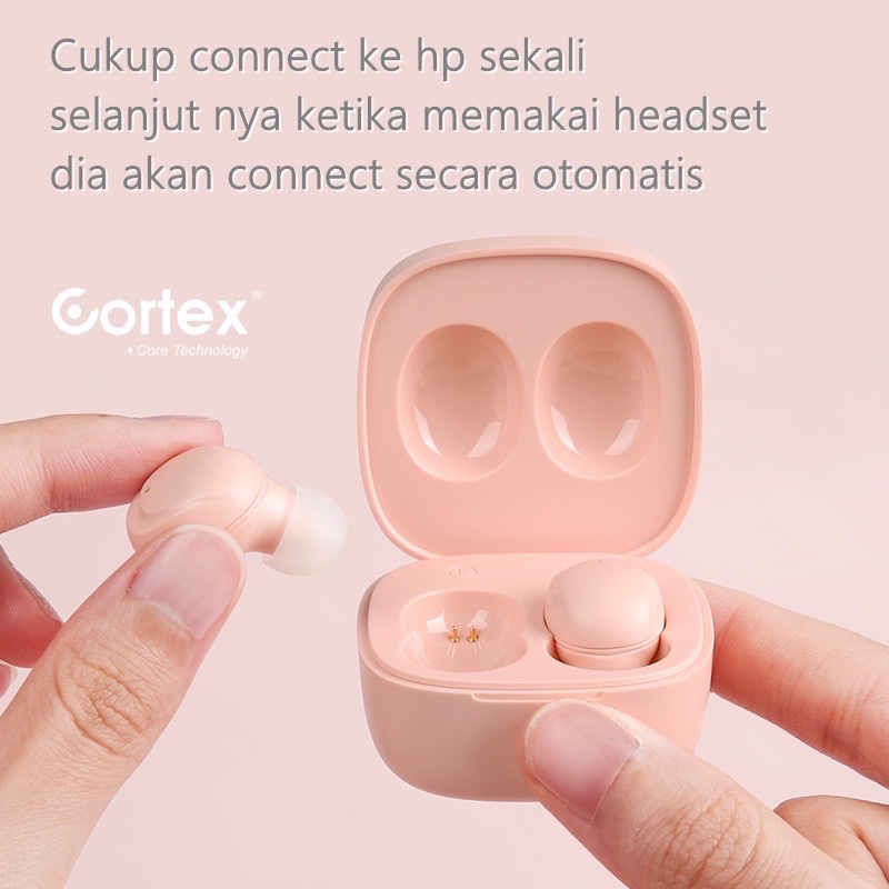 Cortex XY-30 True Wireless Headset Bluetooth Earphone Mini Earbuds TWS Handsfree Bluetooth 5.0