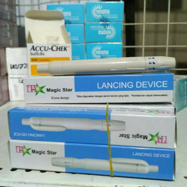 Jual Pen Lancet Bekam Lancing Device Magic Star Original Shopee