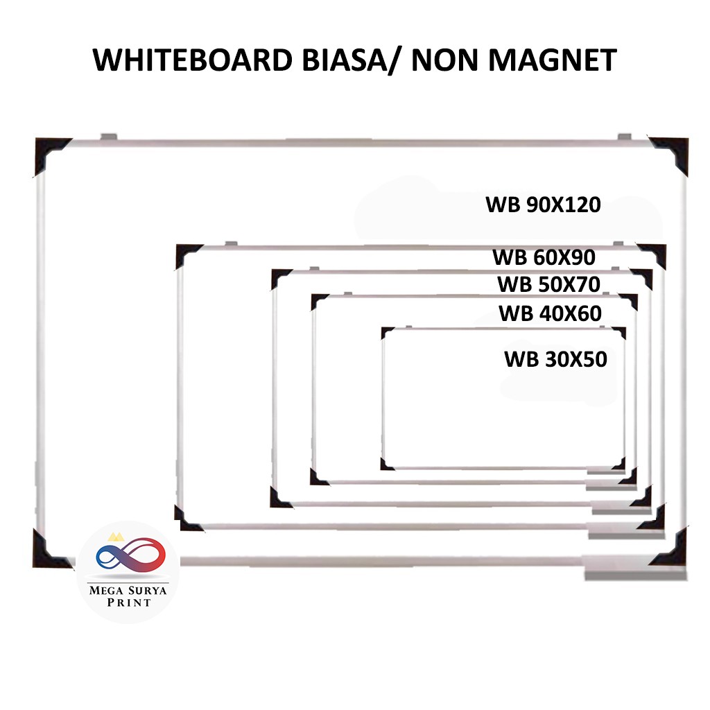 

Whiteboard Papan Tulis Biasa