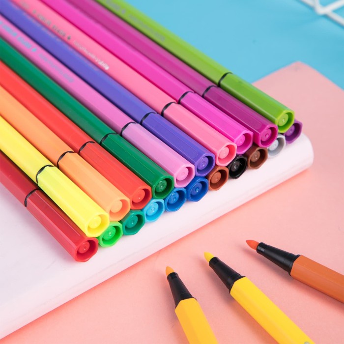 

Spesial Deli Superwings Spidol Warna/Felt Pen 12-24 Warna Promo