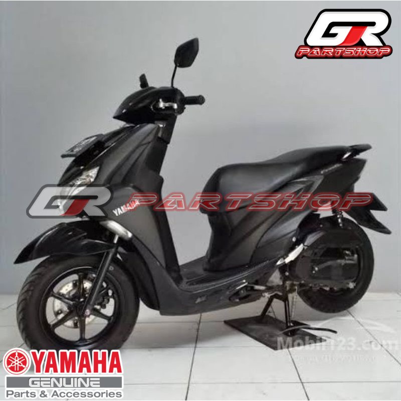 LIST EMBLEM BODY B5D-00 FREEGO HITAM DOFF ORIGINAL YAMAHA GRAPHIC STIKER STICKER STRIPING FREGO FREE GO KIRI KANAN ORI YGP