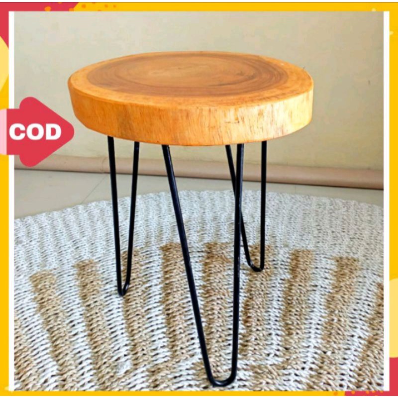 Kursi teras kayu munggur kursi bulat trembesi kursi bulat kayu munggur murah