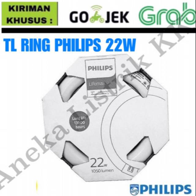 PHILIPS TL RING 22W Lampu Bulat 22Watt Donat 22 W Watt PUTIH