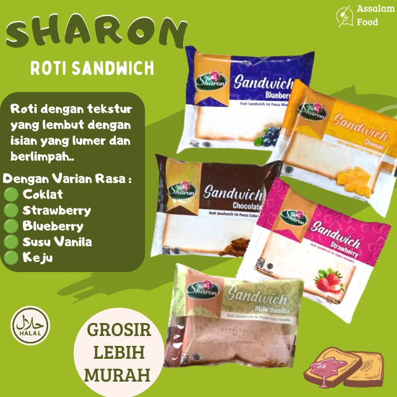 

SHARON SANDWICH Roti Sandwich Lembut Dengan Isian Melimpah