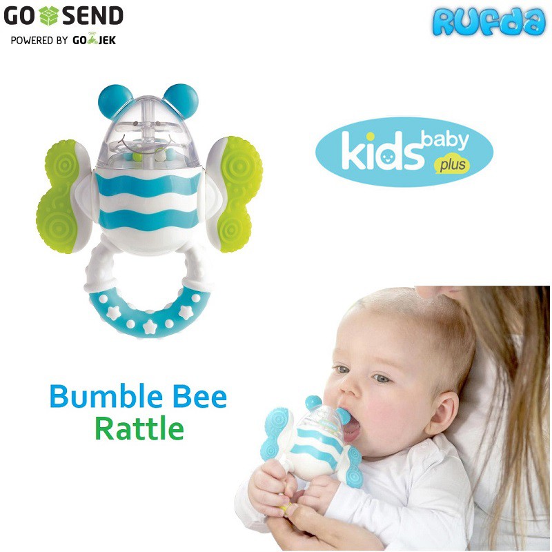 Kids Baby Plus Bumble Bee Rattle Mainan Anak Bayi Bisa Berbunyi