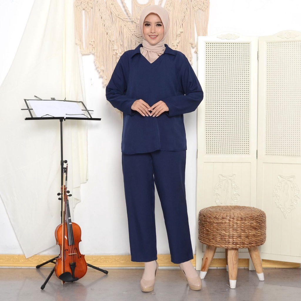 ONE SET SHAKILA PREMIUM SUPER JUMBO/ SETELAN WANITA / L-XL.XXL