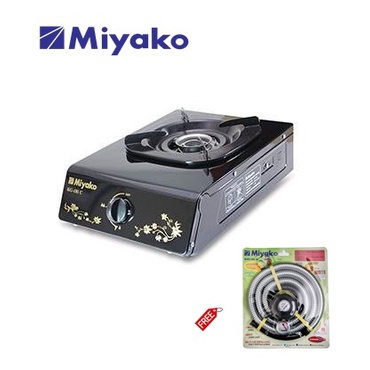 Miyako KG-101C Kompor Gas 1 Tungku FREE Paket Miyako Selang Gas Meter