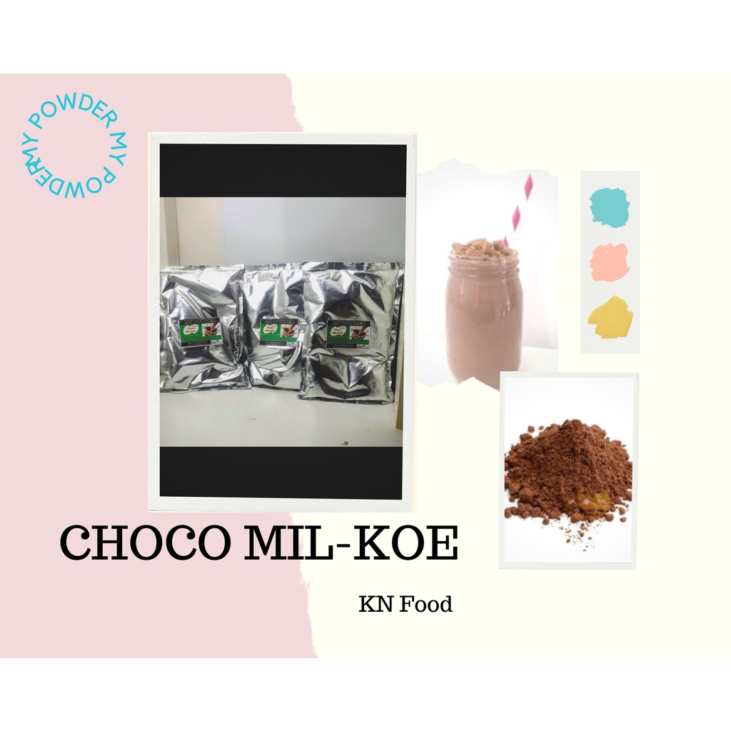 

Bubuk munuman es Choco mil-koe bubuk chocolate choco milkoe bubuk bubble drink bubuk es kepal milo