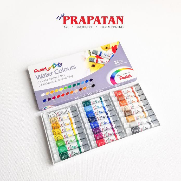 

PENTEL WATER COLORS 24 WARNA