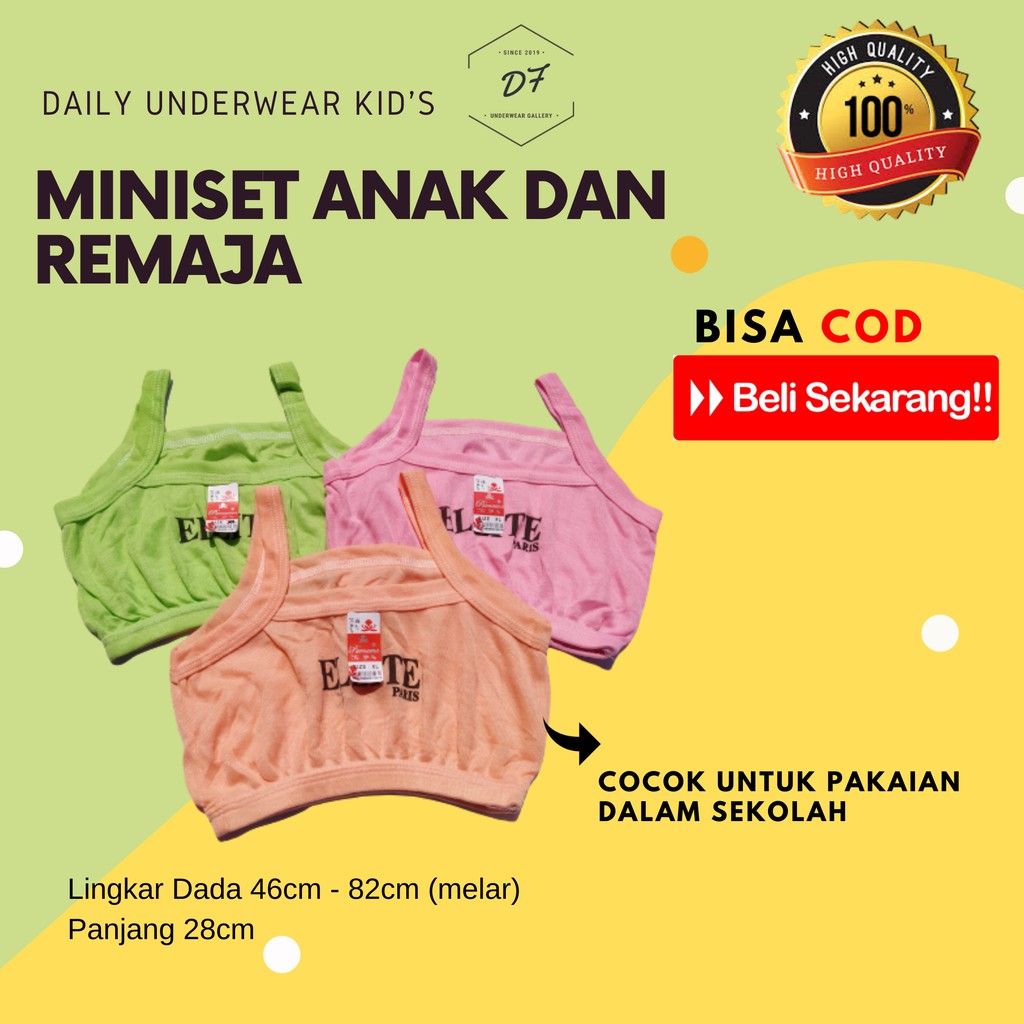 BH BRA MINISET MINIBRA ELITE ANAK REMAJA SD SMP TANPA BUSA MURAH