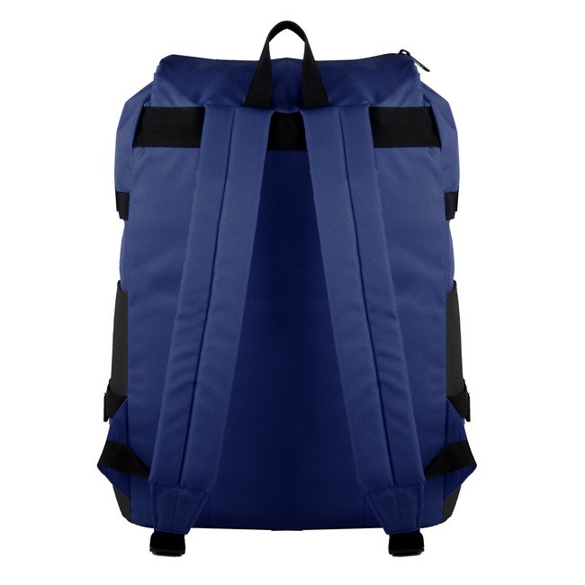 Tas Ransel Cowok / Tas Kuliah / Tas Distro HR Bag [Navy + Black]