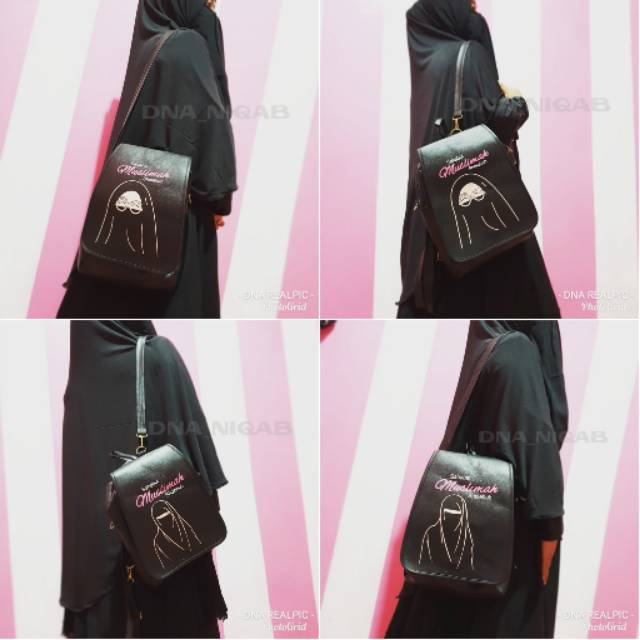 Tas ransel dakwah muslimah / Tas niqabis / Tas fatimah