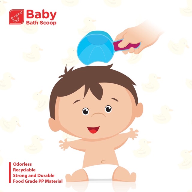 BabiesFIRST Baby Bath Scoop / Spoon - GAYUNG MANDI Bayi dan Anak Babies First FREE BUBBLE WRAP + DUS