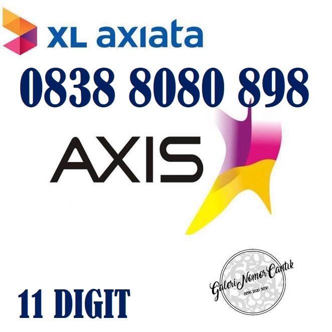 Kartu Perdana Nomer cantik Axis axiata 4G PLUS 11 DIGIT BEST 0008
