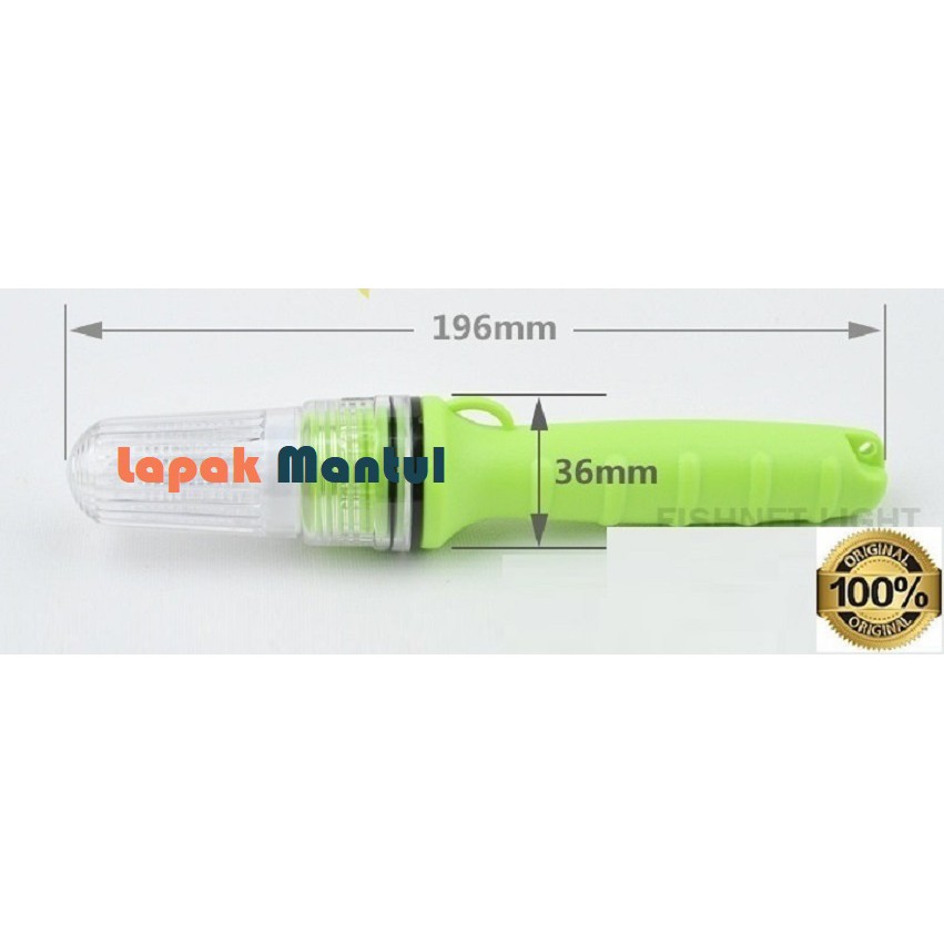 LM-0024 Lampu Torpedo 2  Lampu Bersinyal 2 Warna Lampu Nelayan, Lampu Kapal Nelayan Baterai AA