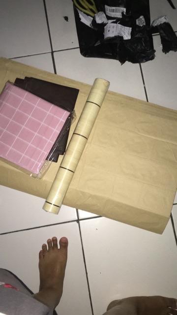 Wallpaper Premium Papan Kayu Kuning 10meter X 45cm Wallpapaer 10meter X 45cm Wallpaper Dinding Stick