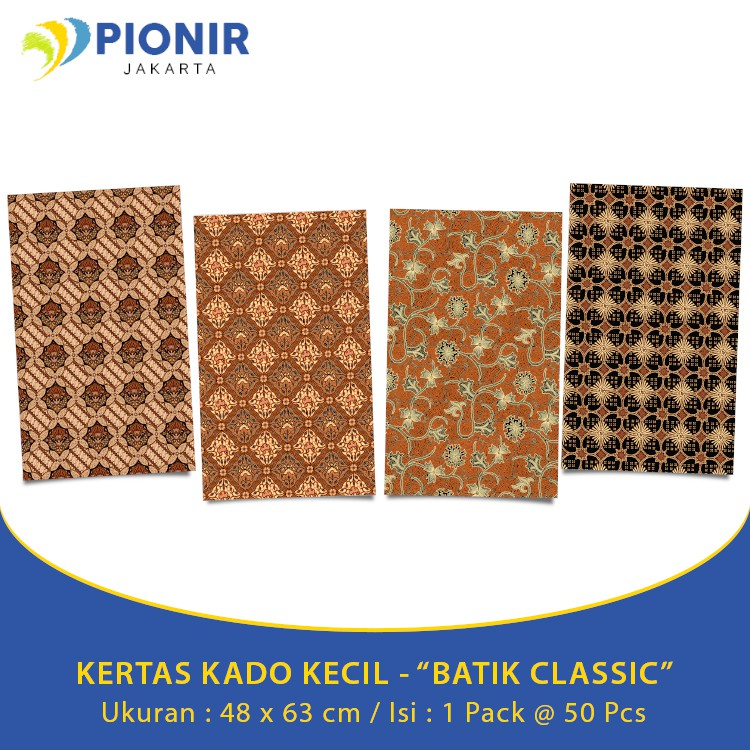 

KERTAS KADO KECIL - "BATIK CLASSIC