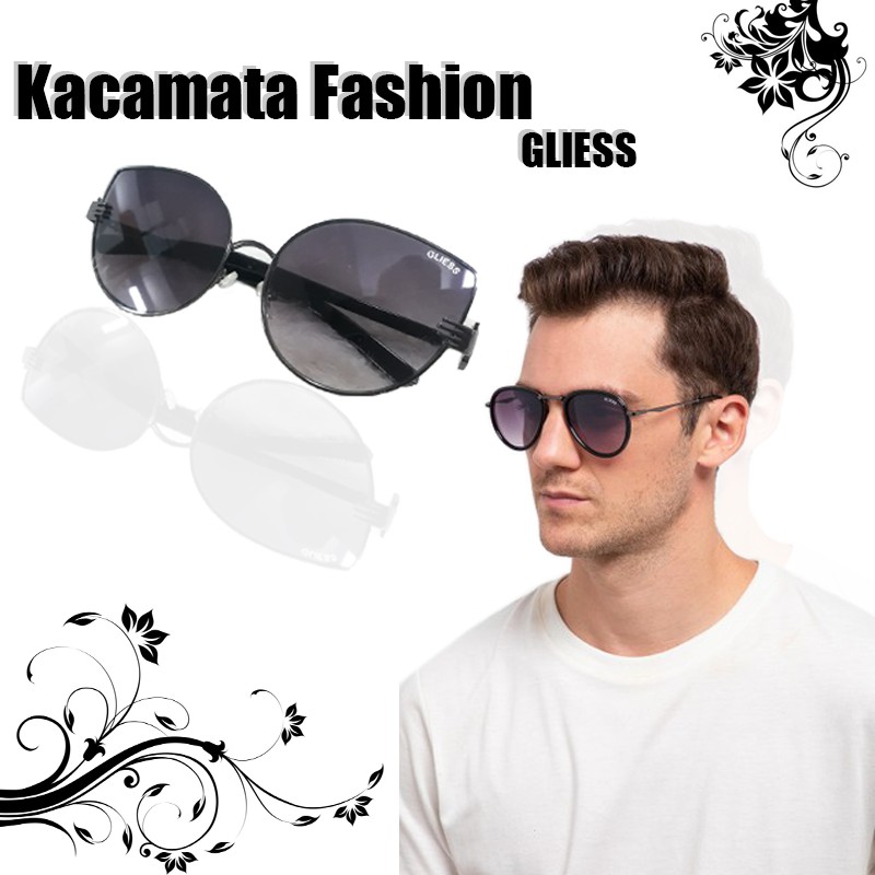 Kacamata Hitam Fashion Kacamata Gaya Pria Wanita Cassual Trend Sunglasses Unisex Kaca mata Hitam Gay