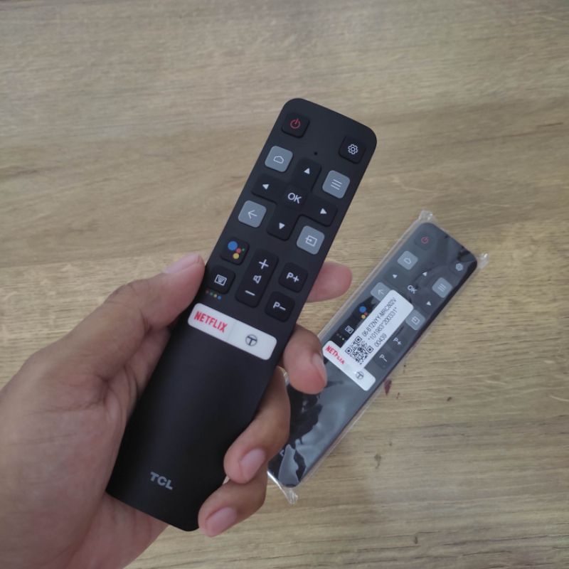 Remot TV TCL LED Smart TV Terbaru Original 100% Support Google Assistant - Remot TV TCL LED Smart TV