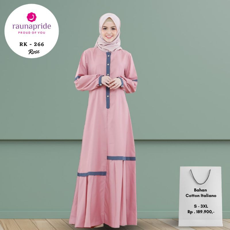 BISA COD - GAMIS RAUNA RK 261 RK 262 RK 263 RK 264 RK 265 RK 266 RK 267