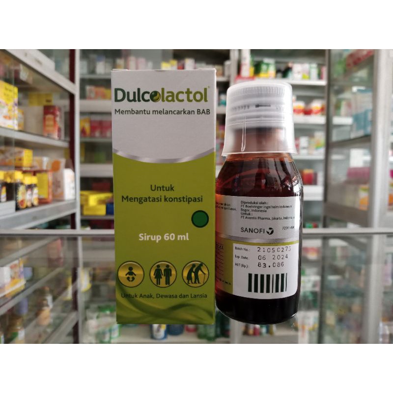 Dulcolactol Sirup 60 ml | Obat Pelancar BAB - ED 09/2025