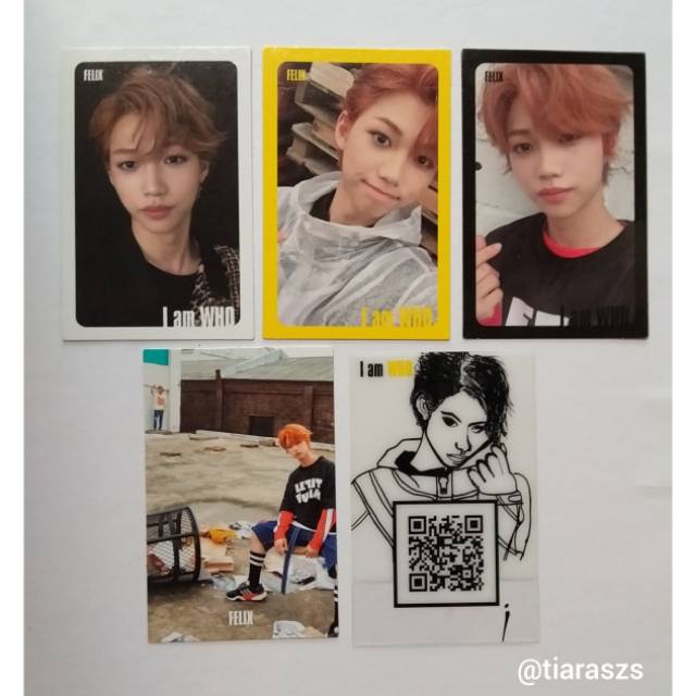 Pc Photocard Stray Kids IMW I Am Who set Felix