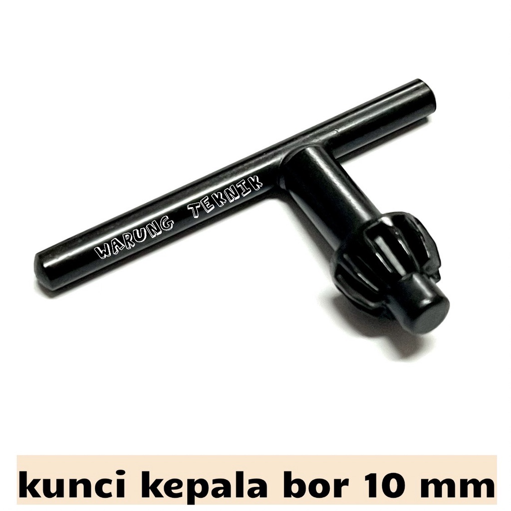 Kunci Kepala Mesin Bor 10mm - Kunci Bor 10 mm Hitam kualitas bagus