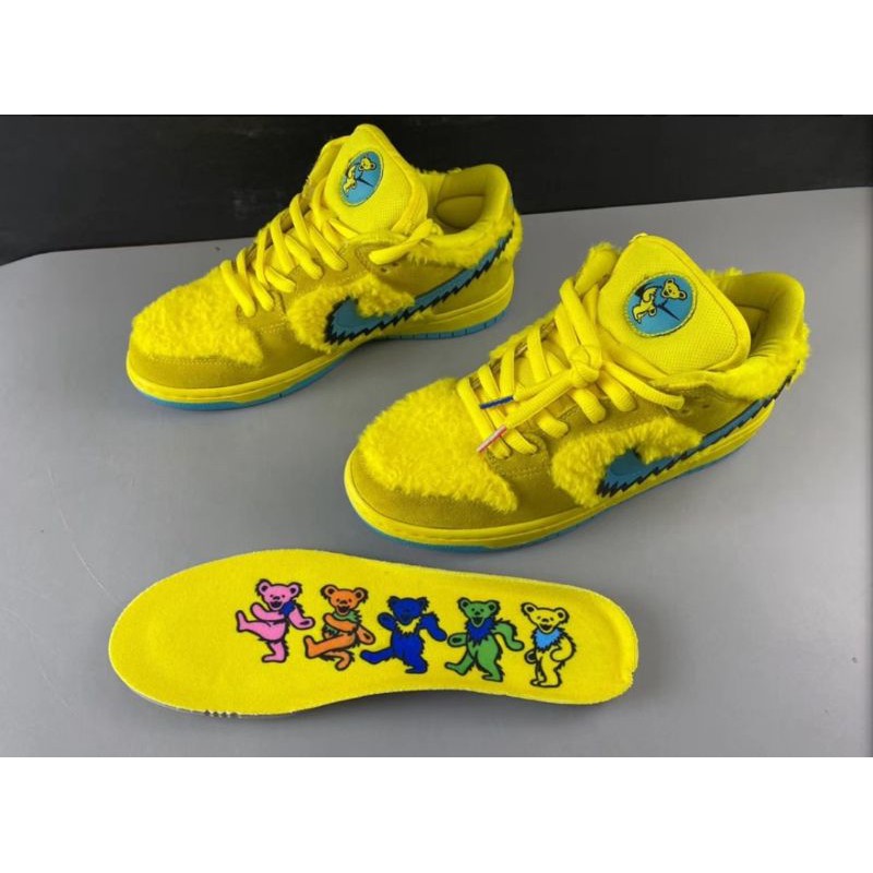 NIKE SB DUNK LOW GRATEFUL DEAD BEAR YELLOW