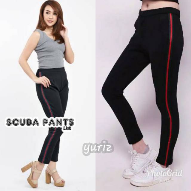 CELANA SCUBA PANTS DOUBLE LIST/ CELANA SCUBA LIST