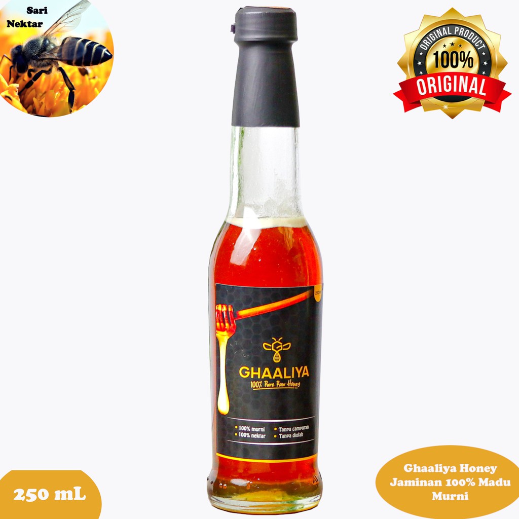 

Madu Asli Murni 100% Akasia Carpa Raw Honey Original Premium 250 mL (300 gram)