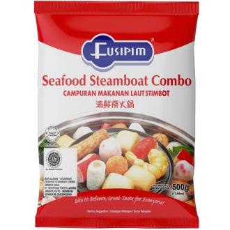 Fusipim Seafood Steamboat Combo | Frozen Bakso Olahan Ikan Mix 500gr