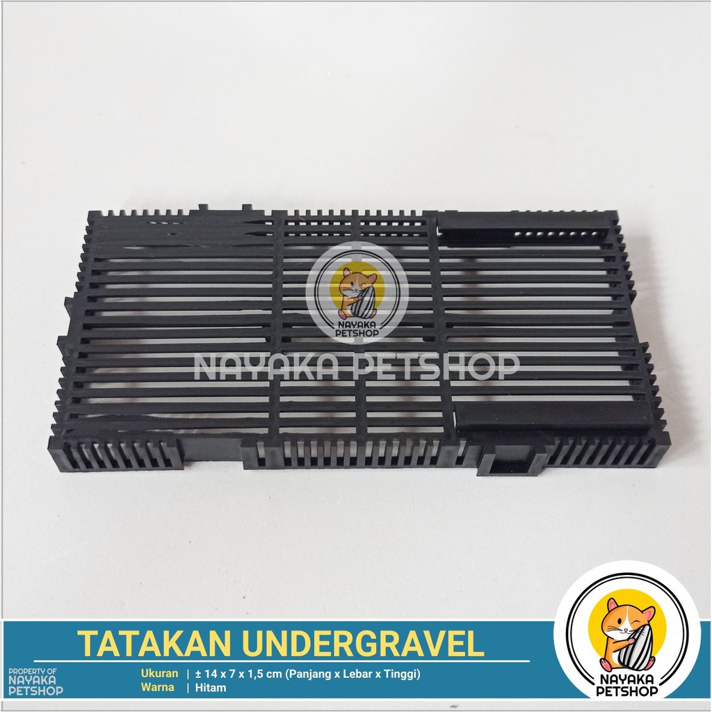 Tatakan Papan Alas Undergravel Filter Aquarium Aquascape