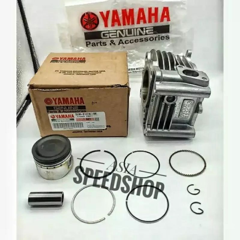 BLOK SEHER KOMPLIT RING SEHER PISTON KIT 5LW MIO SPORTY - MIO KARBU - MIO SPORTY - MIO SOUL KARBU + 