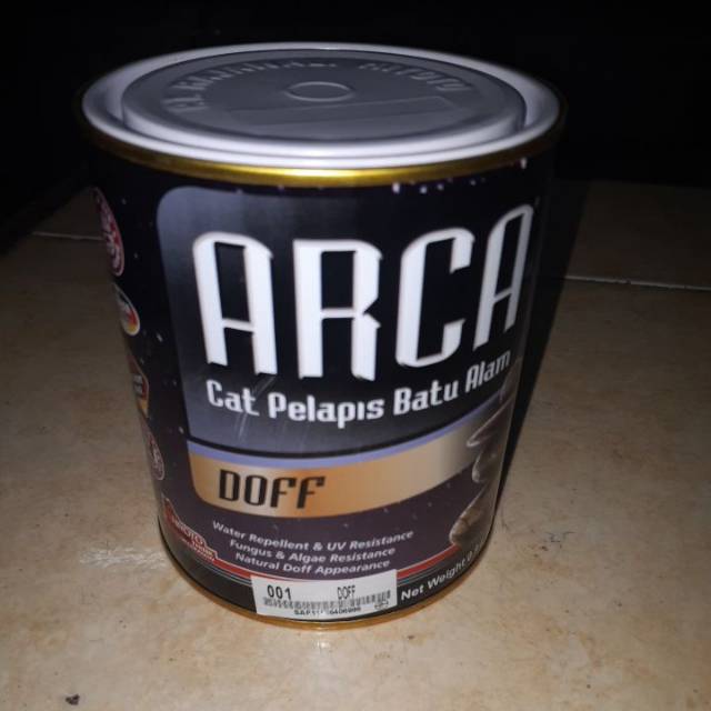 Vernis batu alam arca clear doff