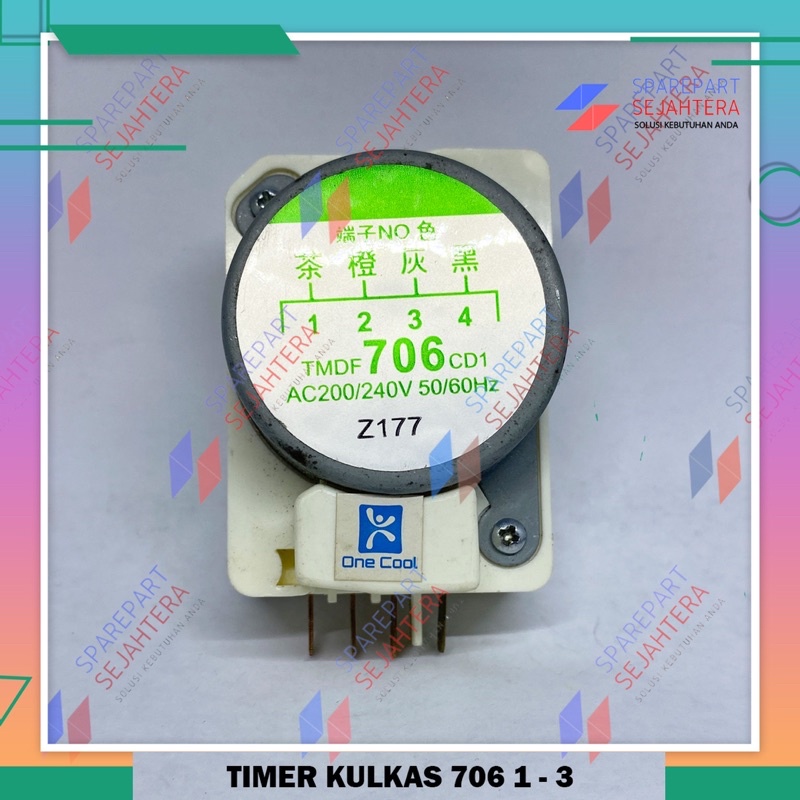 TIMER DEFROST KULKAS 2 PINTU TOSHIBA POLYTRON PANASONIC 1-3 706
