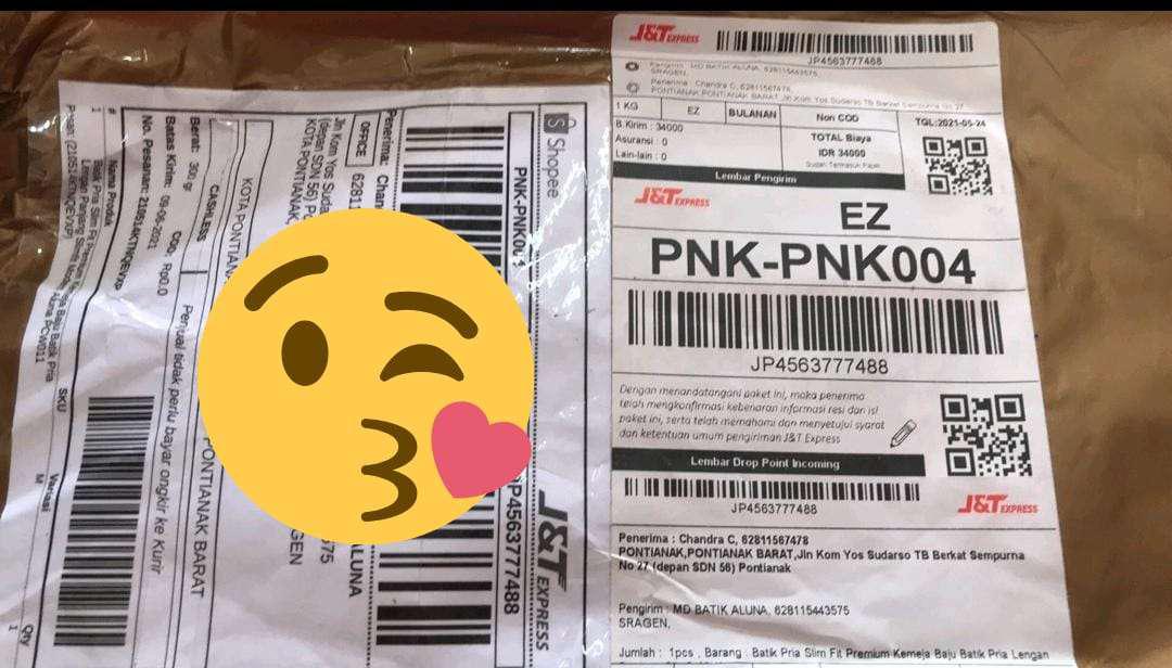 Kemeja Batik Pria Lengan Panjang Modern Batik Slimfit Batik Premium Pria Batik Solo Aluna Gba 093