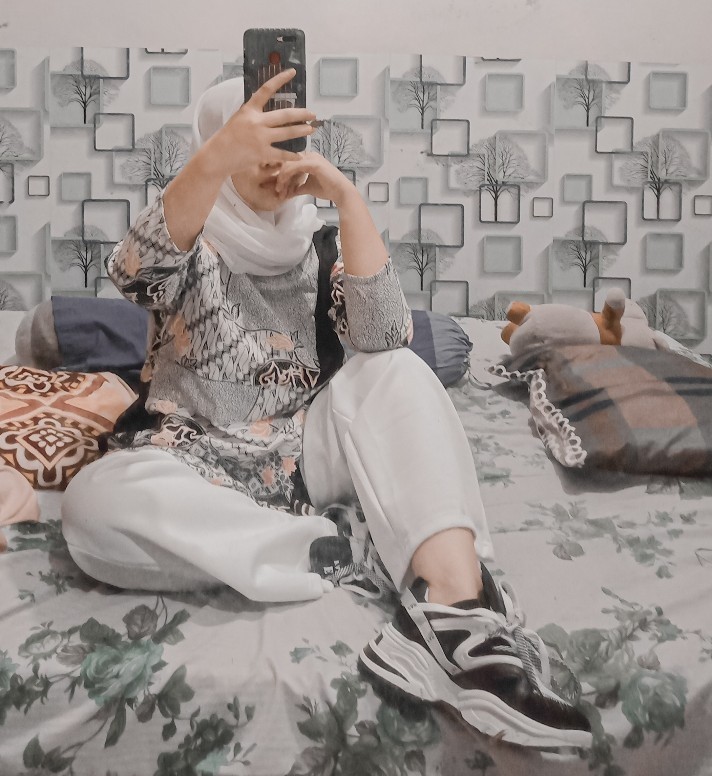 Tey-17 Batik Wanita Asj Sa Hrb026 Kenongo Kemeja Tosca Pendek