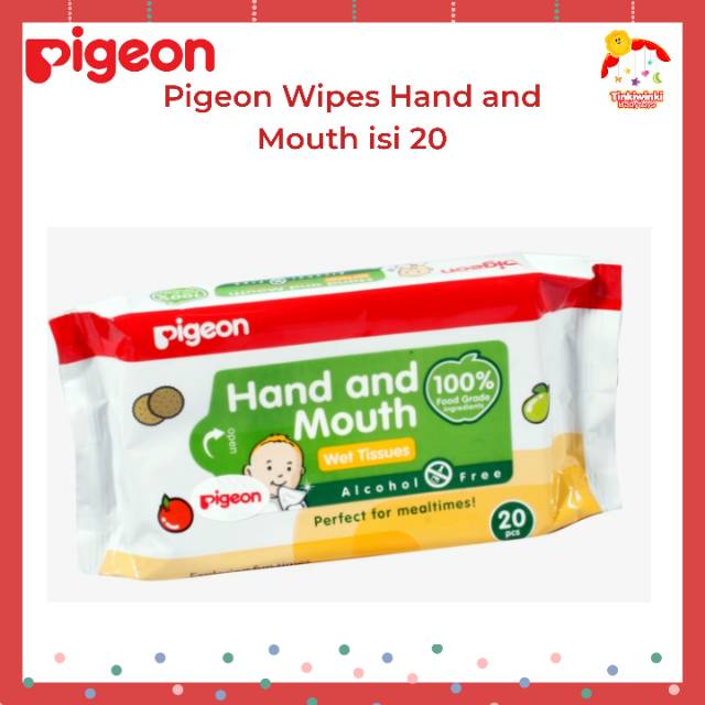 Pigeon Wipes Hand and Mouth isi 20 &amp; isi 60