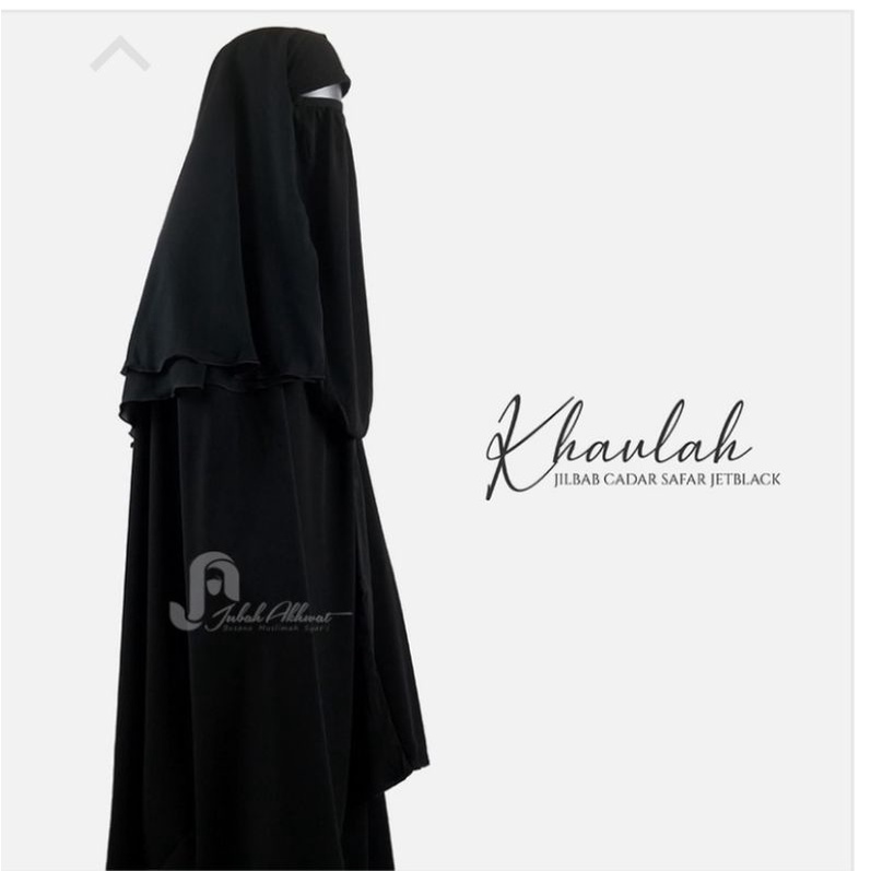 Khimar cadar safar